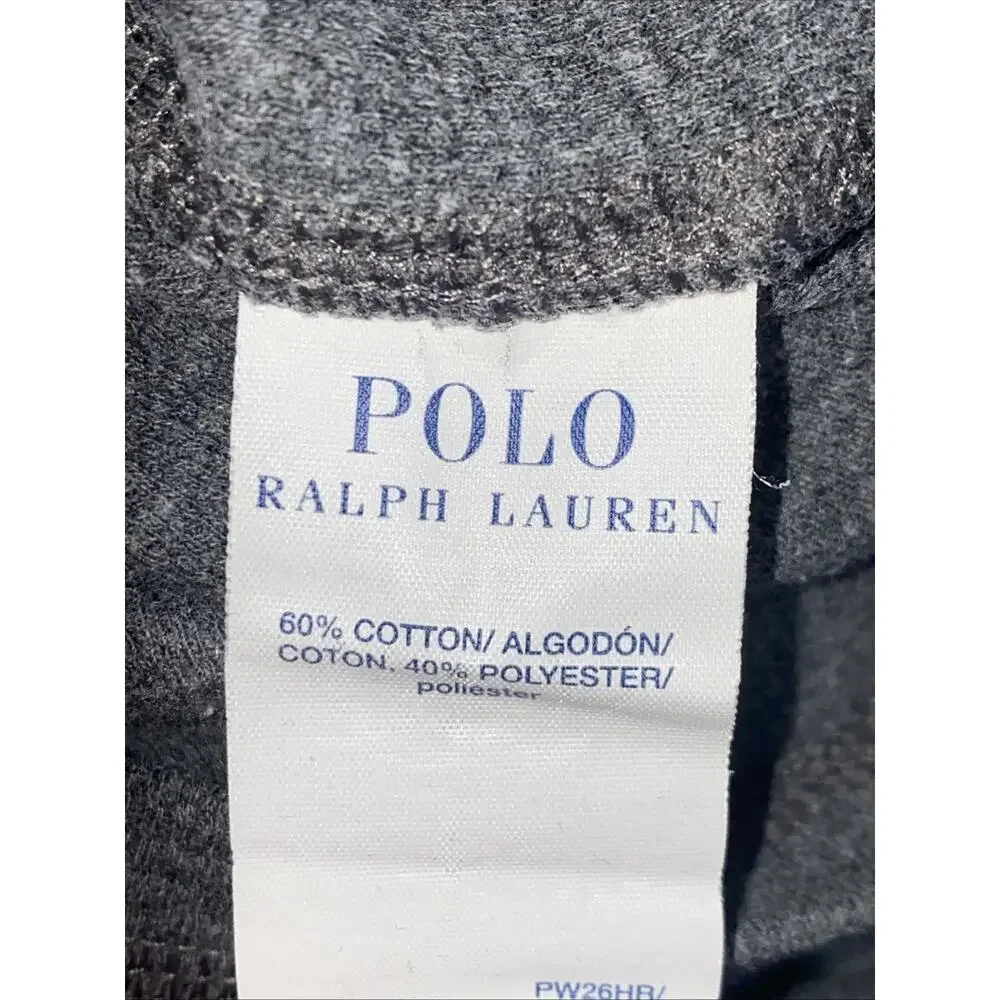 Polo Ralph Lauren Men's Grey Logo Crew-Neck Waffle Knit Sleep T-Shirt XL